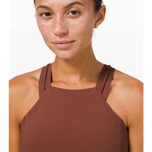 Lululemon Size 2 W2CNUS Strong at Heart Bra Medium Support Ancient Copper - Picture 3 of 9